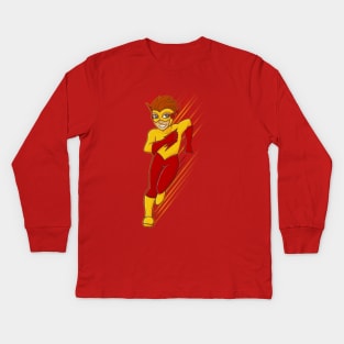 Kid Flash Kids Long Sleeve T-Shirt